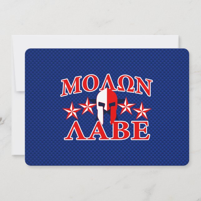 Máscara de guerrero espartano de Molon Labe 5 estr (Anverso)