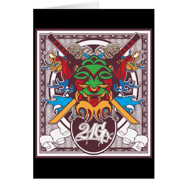 Máscara de Kabuki (Frente)