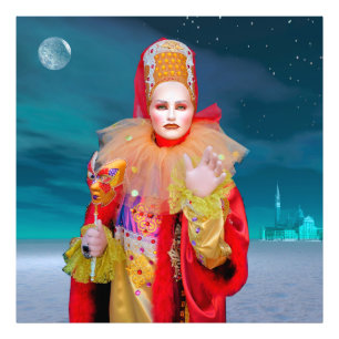 Máscara de la ampliación de la foto de Venecia