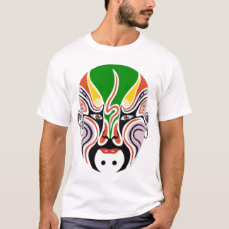 Máscara de la ópera de Pekín del chino - camiseta