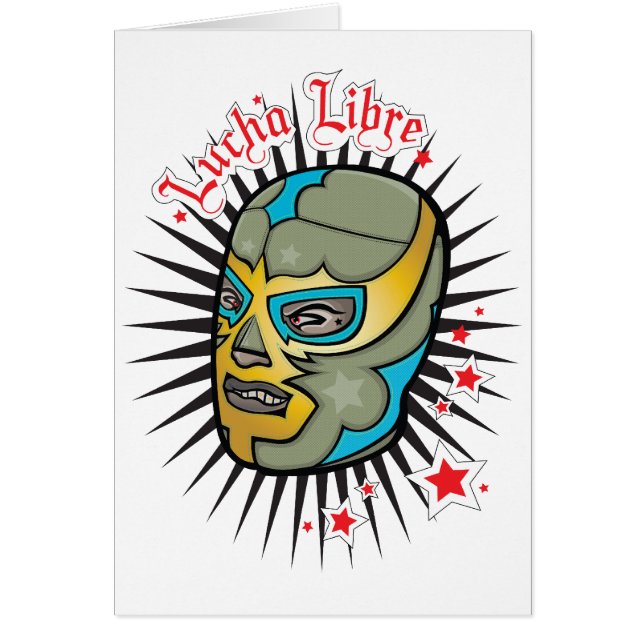 Máscara de lucha mexicana de Lucha Libre (Frente)