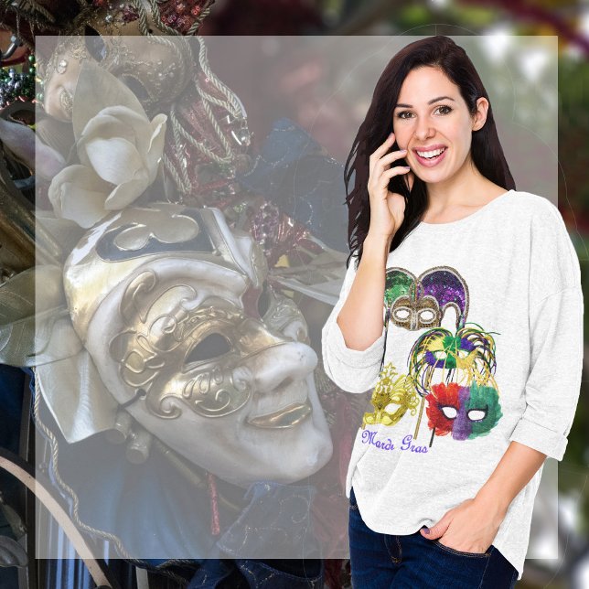 Máscara de Mardi Gras 1 camiseta (Subido por el creador)
