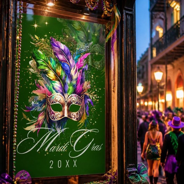 Máscara de Máscara de Carnaval | Póster Verde (Subido por el creador)