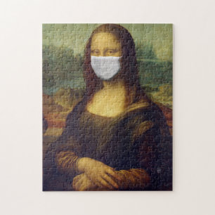MÁSCARA DE MONA LISA JIGSAW PUZZLE