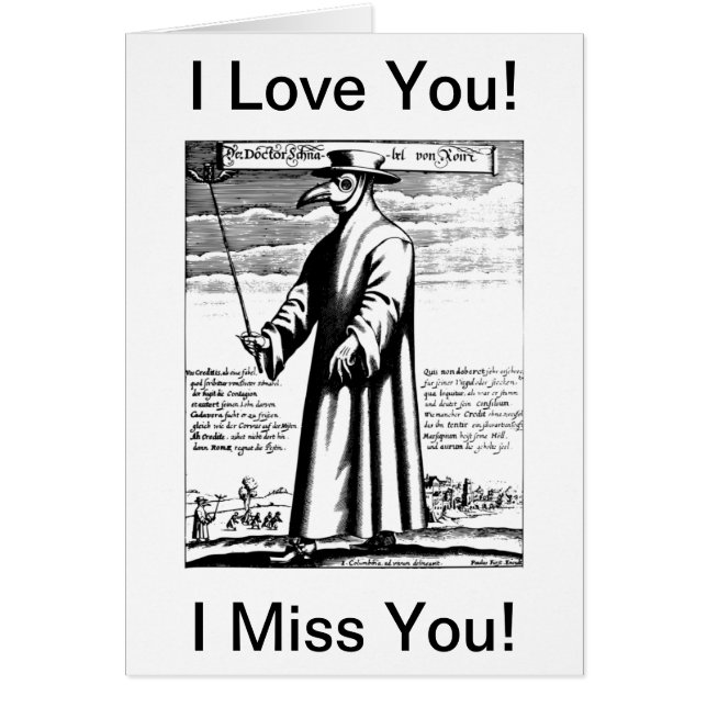 Máscara De Plástico De médica Que Te Extraño (Frente)