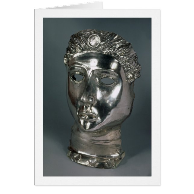 Máscara de plata, romana, 1ra mitad del ANUNCIO (Frente)