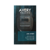 Máscara de soldador de tarjetas de visita de solda