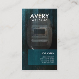 Máscara de soldador de tarjetas de visita de solda