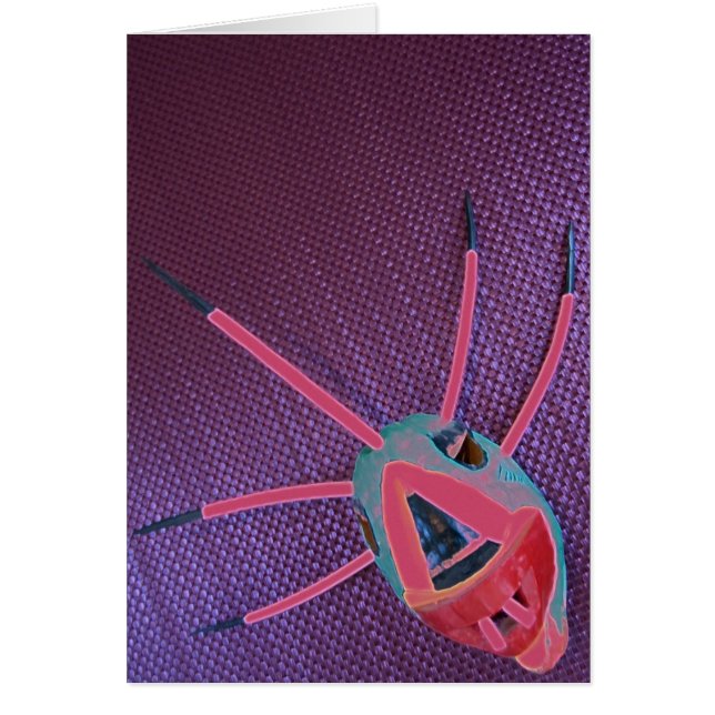 Máscara del coco de Vejigante de Puerto Rico (Frente)