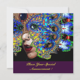 MÁSCARA EFÍMERA Invitación al Baile de Máscaras de