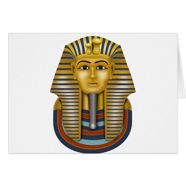 Máscara egipcia de Tutankhamun (Anverso (Horizontal))