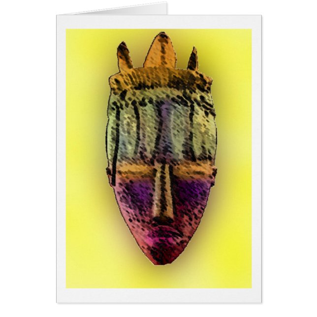 Máscara étnica - África (Frente)