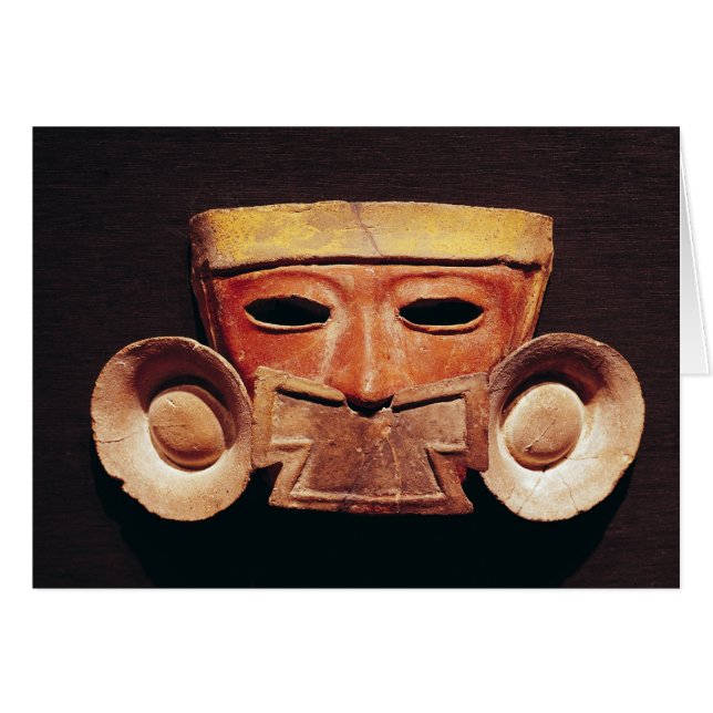 Máscara humana, de Teotihuacan (Anverso (Horizontal))