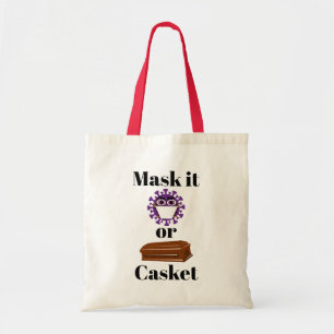 Máscara o bolsa de tocador de casket