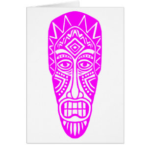 Máscara Tiki - Magenta