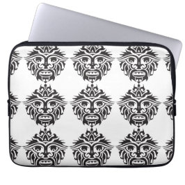 Máscara tribal - Funda para portátiles Neoprene de