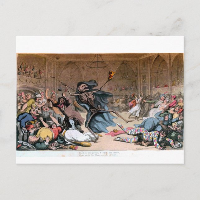 Mascarada de la postal viva (Anverso)