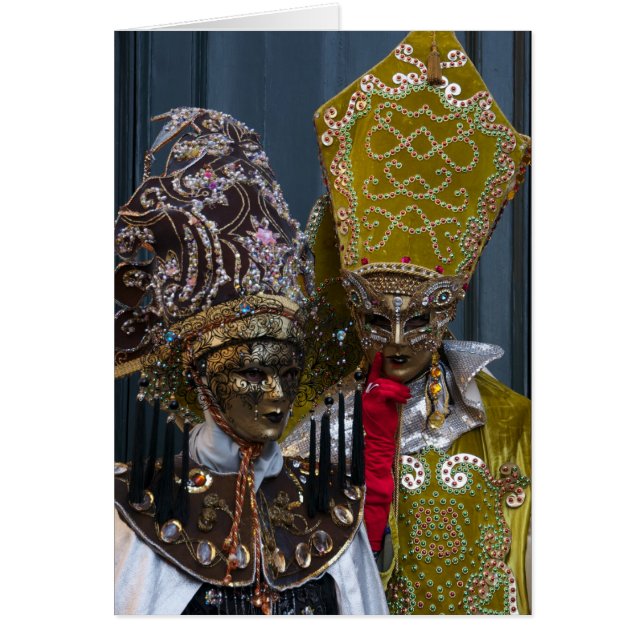 Máscaras de carnaval de Venecia (Frente)