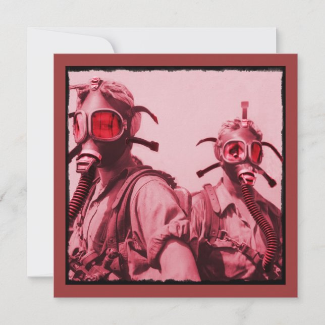 Máscaras de gas rosa caliente (Anverso)