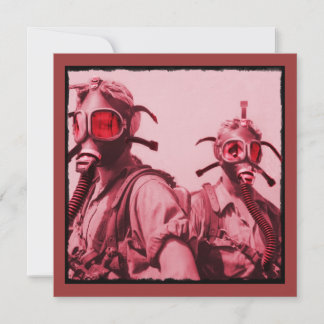 Máscaras de gas rosa caliente