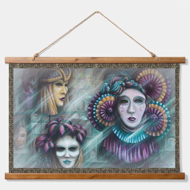 Máscaras de Tapiz de Venecia (Anverso )