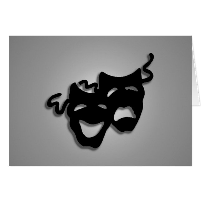 Máscaras del teatro de la comedia y de la tragedia (Anverso (Horizontal))