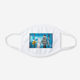 Mascarilla Blanca De Algodón EXPRESA TU Máscara Face Día de la Boda