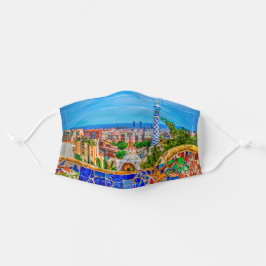 Mascarilla De Tela Barcelona España Parc Guell Travel