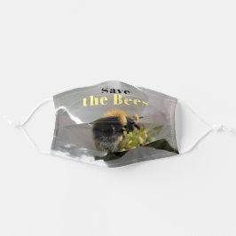 Mascarilla De Tela Bumble Bee Salvar las abejas Face Mask