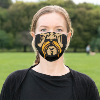 Mascarilla De Tela Cara vibrante