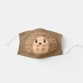 Mascarilla De Tela Enfoque personalizado de Kawaii Hedgehog