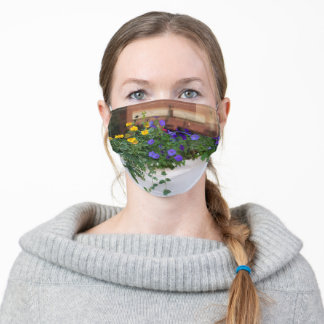 Mascarilla De Tela Máscara de cara de caja de flor
