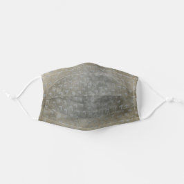 Mascarilla De Tela Mentes marrones y grises neutrales