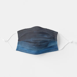 Mascarilla De Tela Negro azul marino moderno para sus hombres