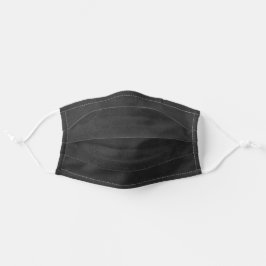 Mascarilla De Tela Negro negro negro negro simple moderno para sus ho