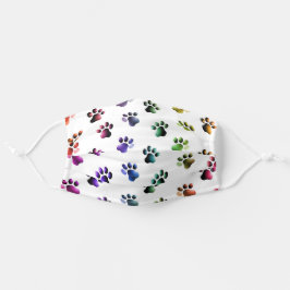 Mascarilla De Tela Pasta de perro de gato animal Imprimir patrón Arco