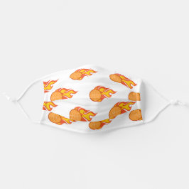 Mascarilla De Tela Patrón de baloncesto
