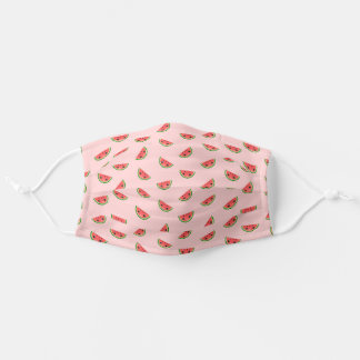 Mascarilla De Tela Patrón de la sandía cuta