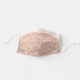 Mascarilla De Tela Purpurina Rubor Rosa Ombre Ombre Rosa Rosado Secue