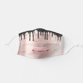 Mascarilla De Tela Taladros de maquillaje de Rubor negro Rosa de los 