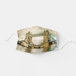 Mascarilla De Tela Tower Bridge London Inglaterra Viajes de época