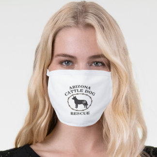 Mascarilla Máscara facial de rescate de perro bovino de Arizo