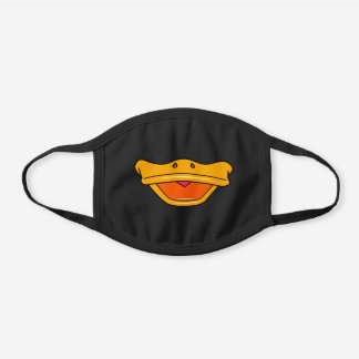 Mascarilla Negra De Algodón Máscara de cara de pato