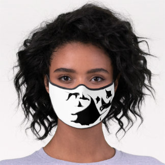 Mascarilla Premium Black Manta Ray