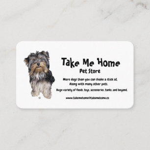 Mascota Almacenar tarjeta de visita