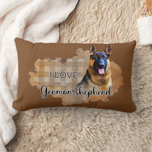 Mascota - almohada lumbar de 13" x 21"