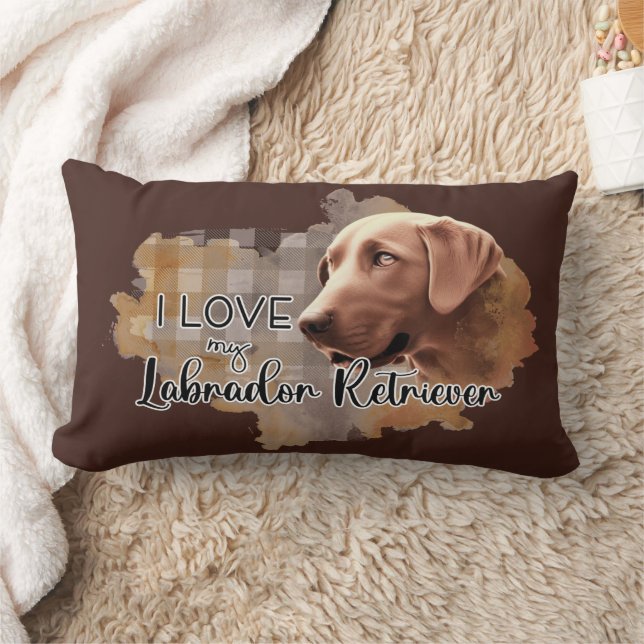 Mascota - almohada lumbar de 13" x 21" (Manta)