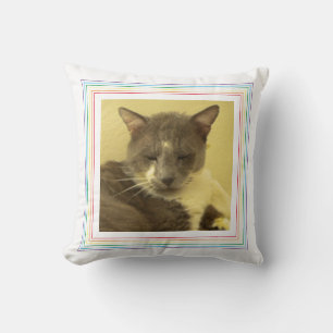 MASCOTA AMOR Mascota Foto Cojín decorativo / Arcoi