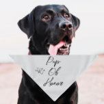 Mascota boda Bandana | Grupo De Honor | Gris<br><div class="desc">Pequeña o grande, esta bandana mascota puede utilizarse para perros o gatos. Mínimo, moderno y personalizable con el nombre de su mascota. ¡Un producto básico para todos los perros o gatos que mamá quiere incluir a su hijo de piel en su día especial! Todo el texto es personalizable ↣ sólo...</div>