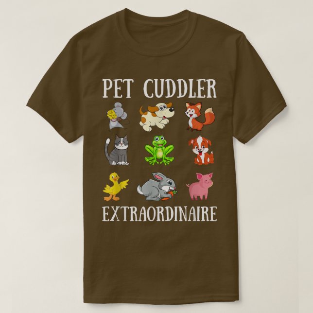 Mascota Camiseta Cuddler - Rana Fox de ratón Rana  (Diseño del anverso)